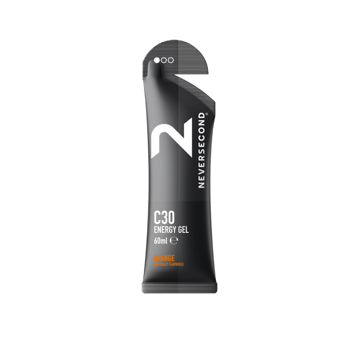 NEVERSECOND C30 Orange Energy Gel (12 sachets)