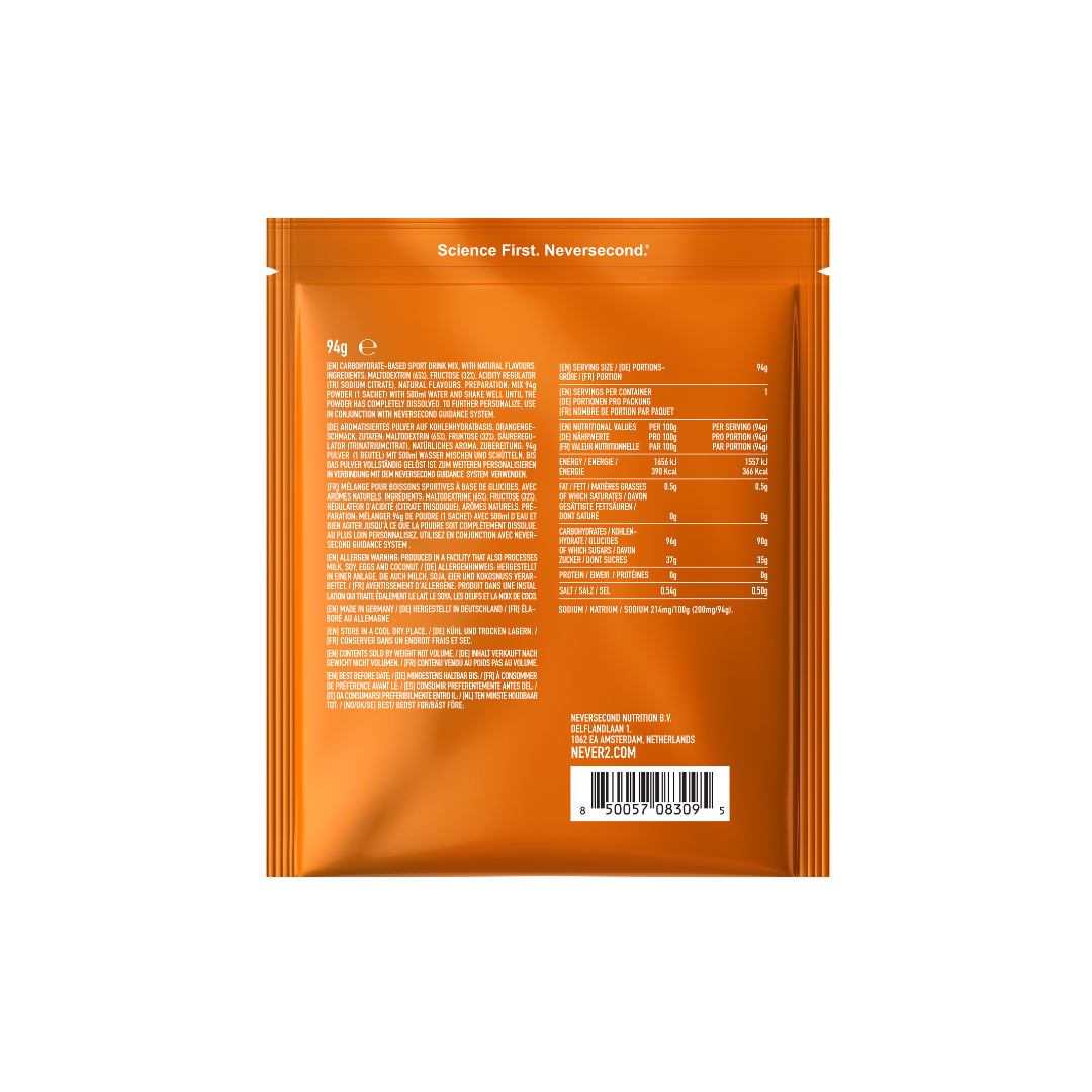 NEVERSECOND C90 Orange Energy Drink Mix