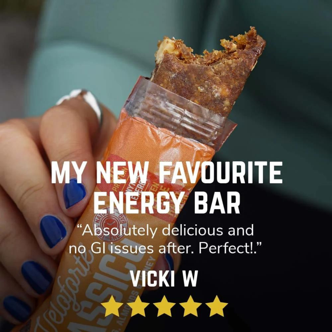 Veloforte Classico Energy Bar: Citrus fruits, almonds & honey. Endurance kollective Veloforte Classico Energy Bar: Citrus fruits, almonds & honey. Veloforte Nutrition Bars