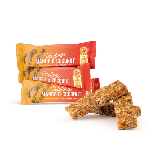 Veloforte Mango and Coconut Wellness bar Endurance kollective Veloforte Mango and Coconut Wellness bar Veloforte Nutrition Bars > Protein Bar > Plant protein